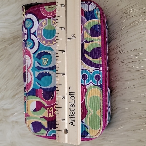 Coach Poppy Graffiti Travel Jeweley Accessory Case - Picture 11 of 12